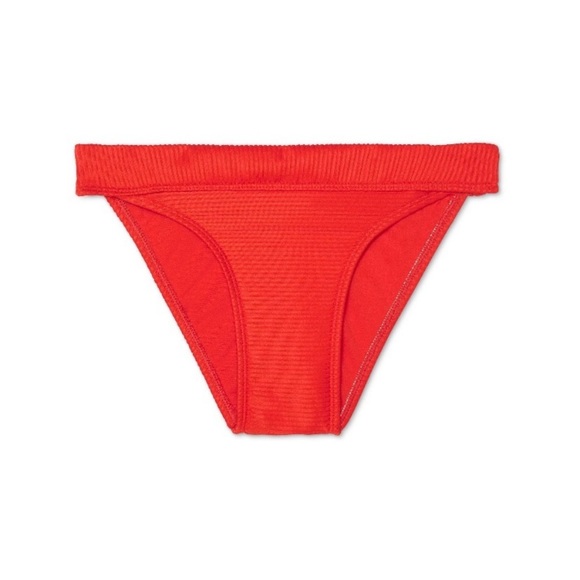 Juniors’ Ribbed Cheeky Bikini Bottom - Picture 2 of 12